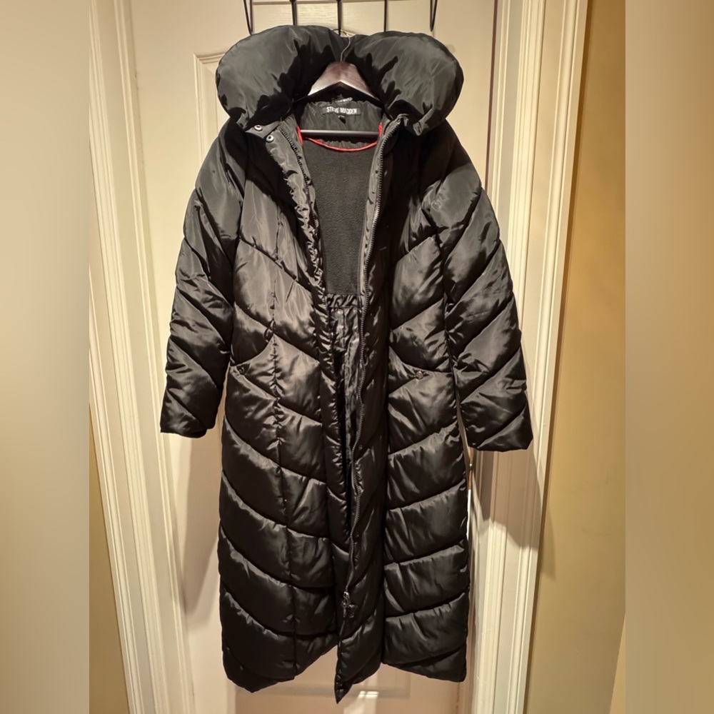 Steve Madden Black Puffer Coat